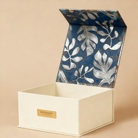 Boîte Cadeau Maquillage Premium Haut de Gamme - Logo Personnalisé, Grande Taille, Carton Rigide Mat Recyclé, Fermeture Magnétiqu