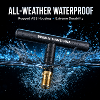 Antenne réceptrice anti-brouilleur FPV FM à dipôle en forme de T, réseau elliptique 400-520 MHz 330-420 MHz avec connecteur U.FL