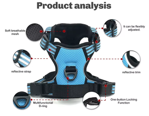 Ventes directes d'usine Chien Y Harnais Écologique Chien Harnais Durable Light up Chien Harnais - Product Image 2