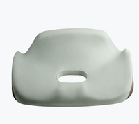 Coussin de siège ergonomique antidérapant en mousse à mémoire de forme en U pour la prostate et le coccyx, amovible et lavable