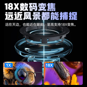 กล้องดิจิตอล 5K 75MP CCD ซูม 18 เท่า สำหรับใช้ในบ้าน - Product Image 1
