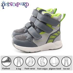 Princepard Mới Đến Chỉnh Hình Cao <span class=keywords><strong>Top</strong></span> Khởi Động Trẻ Em 'Chỉnh Hình Giày Cho Bàn Chân Phẳng Valgus Varus Mùa Đông Trẻ Em Của Chỉnh Hình - Product Image 3