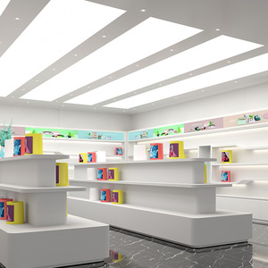 Exhibidor de Cosméticos Blanco Personalizable con Iluminación para Muestras de Cuidado de la Piel, Perfumes y Esmaltes de Uñas en Salones de Belleza y Boutiques - Product Image 5