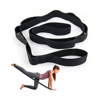 Accessoires de fitness Bande de résistance à haute élasticité Bandes de tension Cordes de yoga avec 7 boucles
