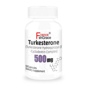 Turkesterone de haute qualité, 60 capsules complexées avec de l'hydroxypropyl-cyclodextrine pour une biodisponibilité accrue - Product Image 1