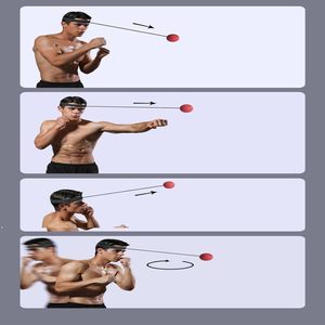 Ballon de réflexe de boxe avec bandeau, parfait pour l'entraînement de la réaction, de l'agilité, de la vitesse de frappe et de la coordination œil-main - Product Image 6