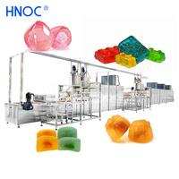 HNOC Starch Mogul Gummy Bear Machine de dépôt Ligne de production de confiseries pour bonbons