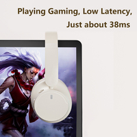 2024 más barato sobre la oreja Cancelación de ruido música altavoz Bluetooth Auriculares auriculares inalámbricos para juegos de ordenador