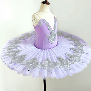 Falda Tutú de Ballet Cisne Pequeño HIPPO KIDS, Encaje Delicado, Poliéster, para Niñas, Actuación de Danza, en Existencia - Product Image 2