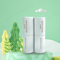 Tube de baume à lèvres en papier kraft biodégradable personnalisé en gros, certifié FSC, emballage cosmétique écologique, usine OEM
