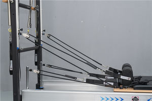 Aleación de aluminio y madera Trapecio Medio entrenamiento Inicio Pilates Reformer Tower Yoga Machine para uso doméstico - Product Image 3