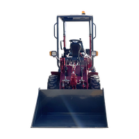 E04 Mini Electric Loader 400KG Beban Terukur 1400cm Tinggi Pengosongan 1120kg Berat