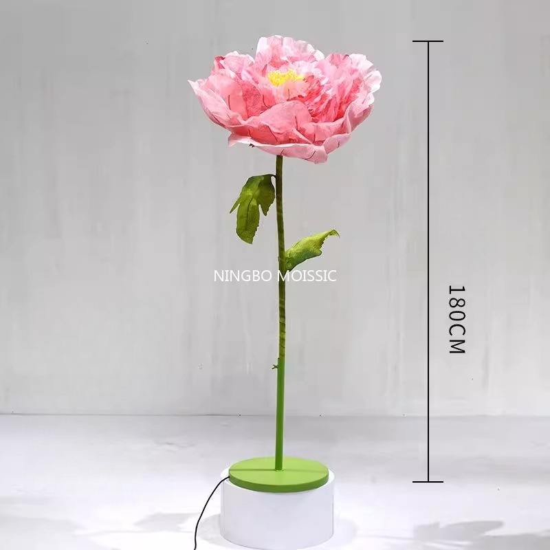 power on Opening and closing rose pink