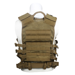 Security Tactical Vest Shipping From US Warehouse Outdoor Tactical Gear Vest Made With Breathable Mesh Tan Jacket - Product Image 4