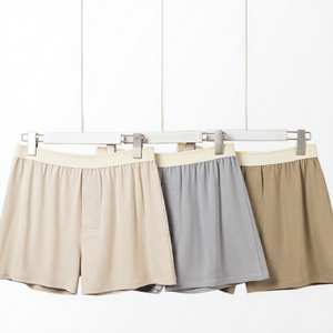Calzoncillos bóxer personalizados CELINNE OEM ODM para hombre, 95% algodón, transpirables, suaves, de tiro medio, ajuste holgado, ropa interior masculina para dormir - Product Image 5