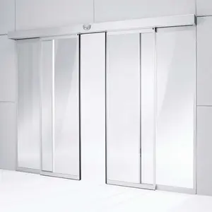HD-150 интеллектуальная Входная система Автоматическая стеклянная раздвижная дверь бескаркасная сенсорная дверь