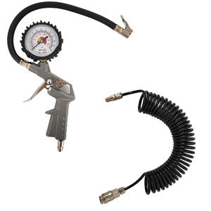 Inflador Digital de Neumáticos con Manómetro, Boquilla de Aire y Accesorios para Compresor, Manguera de Goma Resistente a Fugas, 230 PSI - Product Image 1