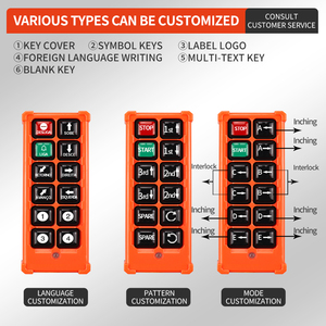 Receptor transmisor de Control remoto inalámbrico Industrial con 10 botones, Radio 24V 36V 220V 380V, SE Telecrane, 24V, V - Product Image 4