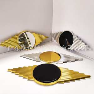Luxury Gold Color <b>Block</b> Decorative Buckle 300mm Long Plastic Furniture Hardware Contemporary Design High Quality - Product Image 3