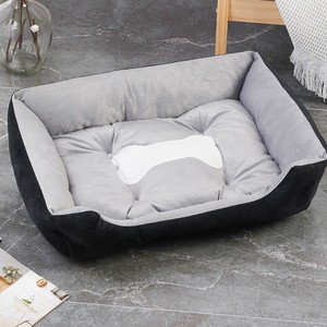 ที่นอนแมวกำมะหยี่สีลูกกวาดแบบขายส่ง ทำจากใยฝ้าย PP ซักได้ ที่นอนสัตว์เลี้ยง ที่นอนสุนัข - Product Image 4