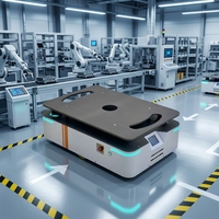 Robot AGV AMR Laser SLAM pour la logistique d'entrepôt, la manutention des matériaux et le transport en usine ZNS-150D/300