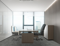Dalles de moquette modulaires antistatiques 25x100 avec support PVC, en PET ignifuge, insonorisantes, pour projets hôteliers et halls d'accueil