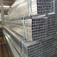 Tubería rectangular de acero GI ERW Técnica soldada 1-50mm de espesor Q195 para invernaderos y proyectos de construcción Tubo de acero
