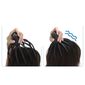 Masseur de tête électrique en forme de pieuvre, 3 modes de vibration, relaxation du cuir chevelu et appareil de drainage des méridiens - Product Image 5