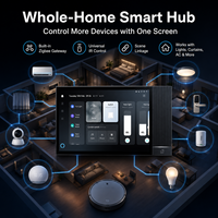 Panneau de contrôle intelligent Tuya Zigbee de 8 pouces, panneau d'automatisation de la maison intelligente, panneau de contrôle intelligent Zigbee, commande vocale Alexa, écran tactile 1280x800, hub