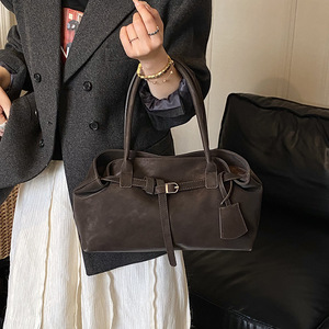 Sac fourre-tout vintage transfrontalier 2026, nouvelle texture, de niche, grand format, pour le quotidien - Product Image 3