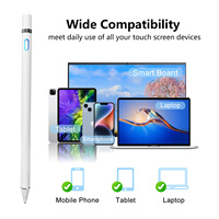 Stylet capacitif actif universel à chargement Micro-USB, pointe remplaçable, autonomie de 8 à 10 heures, écriture précise, intelligent