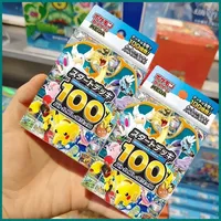 Kotak Hadiah Koleksi Kartu Perdagangan YS Versi Jepang MEGA 100 Set Dasar Booster Box Paket Kartu Perdagangan Kertas Koleksi Anak-Anak