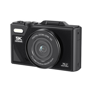 <span class=keywords><strong>Appareil</strong></span> <span class=keywords><strong>photo</strong></span> <span class=keywords><strong>numérique</strong></span> <span class=keywords><strong>compact</strong></span> de voyage 5K avec écran rotatif à 180 degrés, <span class=keywords><strong>zoom</strong></span> 16x, anti-tremblement, compatible carte SD, pour la photographie, connectivité Wi-Fi - Product Image 3