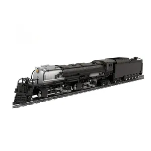 GoldMoc Railway RC Retro Tijolos de Vapor Brinquedo Trem MOC-19554 1/40 4014 Quebra-cabeça Blocos Brinquedos