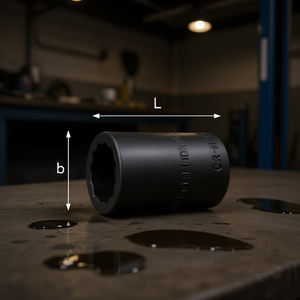 <b>Socket</b> 235 1/2 Mn Length L Diameter B For Automotive Repair Tools - Product Image 3