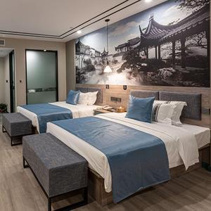 Gói đồ nội thất khách sạn hiện đại 3-5 sao cao cấp jinyu bao gồm giường cỡ King với cổng USB và đầu giường cho nhà nghỉ được xếp hạng Sao - Product Image 6