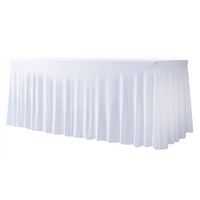 Nappe rectangulaire en polyester personnalisée, très vendue en 2023, pour événements