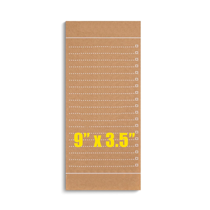 Bloc de notas de Planificador de papel Kraft con impresión a pedido de diseño personalizado, lista de tareas con Bloc de notas magnético para nevera grande de comestibles - Product Image 5