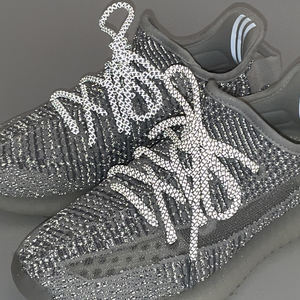 Светоотражающие шнурки для мужчин и женщин, кроссовки, шнурки для обуви, безопасные светоотражающие шнурки, круглые 50, сменные шнурки - Product Image 5