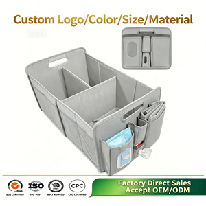 Organizador de Pañales Plegable para Bebé, Impermeable, Portátil, de Oxford, Bolsa para Pañales de Coche, Artículos Esenciales para Recién Nacidos - Product Image 1