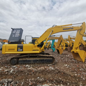 Excavadora de cadenas Komatsu PC360 de 36 toneladas de segunda mano en oferta, para minería y movimiento de tierras, con pocas horas de trabajo. - Product Image 1