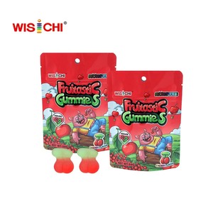 Muestra Gratuita de Gomitas de Pectina con Sabor a Cereza, Marca Privada, Dulces OEM, Buena Oferta, Producto Vegano Halal, Venta al por Mayor, Sabor Frutal - Product Image 3