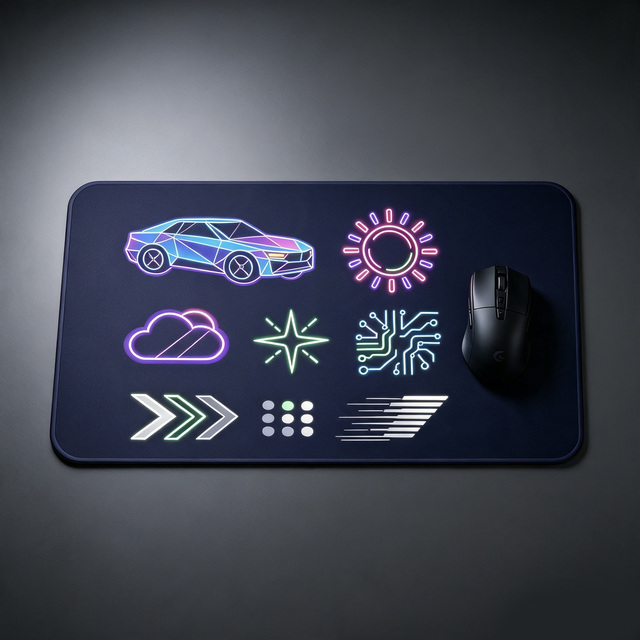 OEM Non Slip Custom Mousepad Large Extended Cartoon Desk Mat with Logo for Office Workstation Wholesale