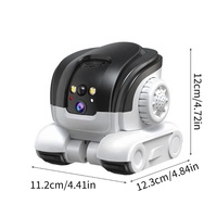 Caméra Robotique pour Chien avec Suivi Automatique, Vision Nocturne Claire 1080P, Intercom Bidirectionnel, Zoom Optique 10x-20x, Angle Large 166°