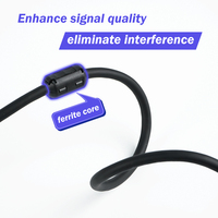 Kabel Video EU 1.3m, kualitas tinggi Video komposit pada sinkronisasi kabel Scart RGB untuk Saturnus/MD/Xbox/PS1/PS2/PS3 konsol Video Game