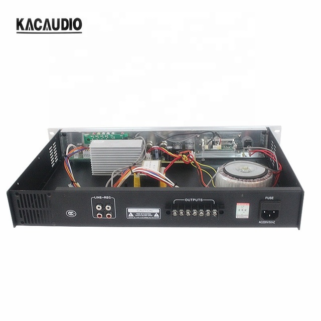60W Power Amplifier Player 1.5U Voltage Power Amplifier With BT USB
