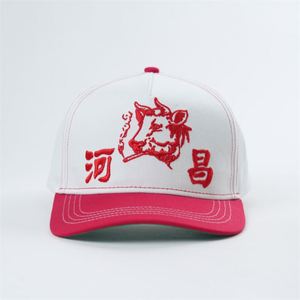 Casquette 5 panneaux de haute qualité en gros, personnalisable avec logo brodé, structure rigide, en velours côtelé et 100 % coton - Product Image 5