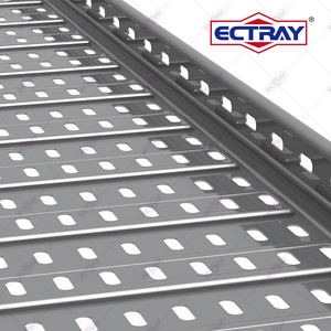 Ectray chống cháy chịu nhiệt tùy chỉnh chiều rộng thép mạ kẽm công nghiệp Dây cáp mương khay - Product Image 3