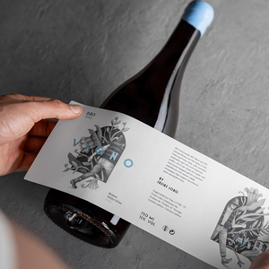 In shrik phẳng chai bé cá nhân mang nhãn hiệu kim loại LED nước giải khát gia vị đóng chai tủ lạnh thuốc chai tùy chỉnh nhãn - Product Image 3