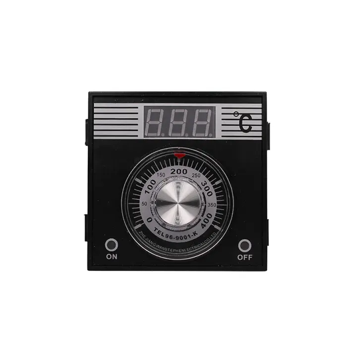 جهاز تحكم رقمي كهربائي بدرجة الحرارة TEL96-9001 جهاز تحكم حراري خاص للوفر كهربائي للخبز مؤشر درجة الحرارة